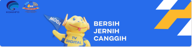 Slogan TV digital Indonesia "Bersih Jernih Canggih"