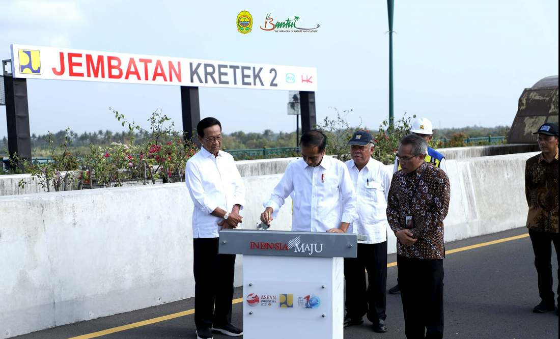 Presiden Joko Widodo Meresmikan Jembatan Kretek II Bantul, Investasi Senilai Rp 364 Miliar