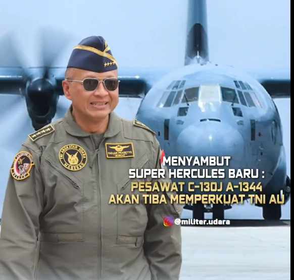Sambutan untuk Super Hercules Terbaru Pesawat C-130J A-1344 Siap Tiba untuk Memperkuat TNI AU