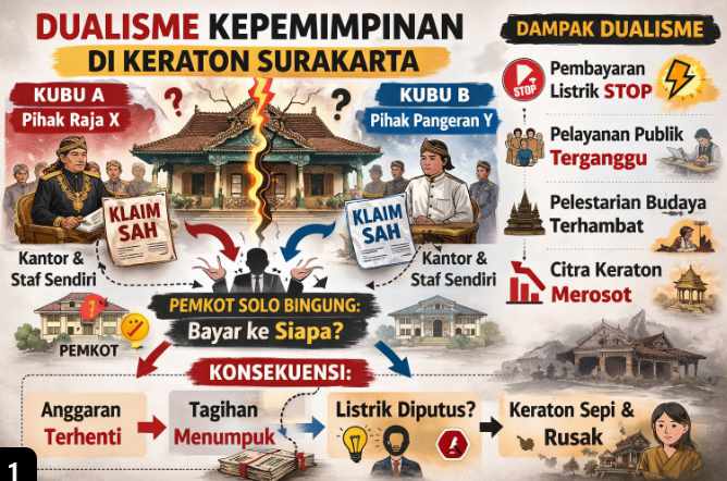 Dualisme Kepemimpinan di Keraton Kasunanan Surakarta itu apa